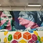 Here’s another section of this crazy cinematic mural for @strayangelfilms!@juli…