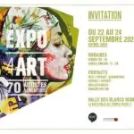 Je serai au Salon EXPO4ART du 22 au 24 septembre 2023 – Halle des Blancs Manteau…
