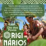 “Neste dia dos povos originários, honremos a sua sabedoria ancestral e sua conex…