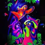 Had a blast this weekend at @nocturnalwland painting this #blacklightart piece w…