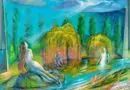 ” Ondines ” – F. Ruisseau – 2023 – Huile sur toile – 50×65 cm (19,7×25,6 in) – D…