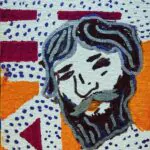 “Deep Sweet and Bitter.”A young Bruce Springsteen on my ironing board. 5×10 …