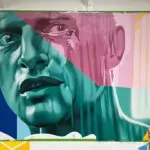 Making great progress on my mural for @strayangelfilms with @juliemariehunter! M…
