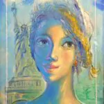 Selfies-portraits, (Selfies-retratos), 2023, Huile sur toile, 46×33 cm (18×13 in…