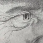 This is a sketch of a coal miner from the 1940’s in preparation for a possible m…