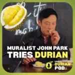 Would you try this controversial and stinky fruit? LA Muralist @johnparkart ‘s…