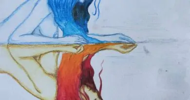 Yin & Yang. 2021. Watercolor pencils on paper. ...#illustration #ilustração …