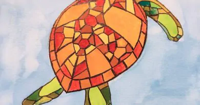 Sea turtle. 2021. Watercolor and nankin on paper.À VENDA. R$40….