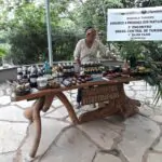 Neide e Ilton expondo no Terceiro Encontro Brasil Central de Turismo em #pirenop…