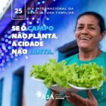 Se o campo não roça e planta, a cidade não janta. No Brasil, 70% dos alimentos…