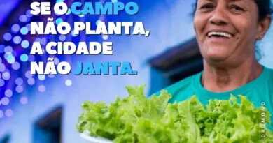 Se o campo não roça e planta, a cidade não janta. No Brasil, 70% dos alimentos…
