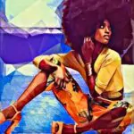 Finally Spring#3faceart #3FM #blokkpeace #digitalart #afro #model #colors #art…