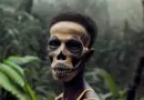Tribesman no. i – inspired by the Chimbu Skeleton Tribesmen, Papua New Guinea #d…