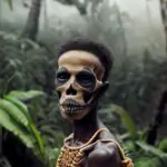 Tribesman no. i – inspired by the Chimbu Skeleton Tribesmen, Papua New Guinea #d…