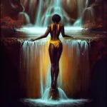 Midnight siren #digitalart #art #aiart #ai #black #african #siren #midjourney…
