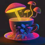 IT’S TEA O’CLOCK____#drawing #digitalpainting #psychedelic #cyber #art #red…