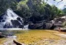 Cachoeira Usina Velha, Pirenopolis – Goiás A cachoeira Usina Velha, em Pirenóp…