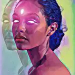 AwakeAnother piece from the #BBeamSS series of edits. #3faceart #3FM  #model …