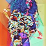 Refractions #3faceart #3FM  #model #digitalart  #digitalpainting #trippy #blokkp…