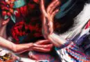 Фрагмент картини “Мотанка у вербовецькій сорочці. Гуцульщина” Полотно, олія 8…