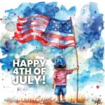 Happy 4th July Wishing you a joyful 4th of July celebration! ·
