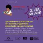 SE LIGA NO PNAE!⁣⁣Começamos o ano de 2020 com o desafio de apoiar e defender o…