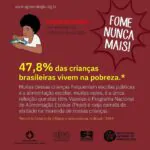 FOME NUNCA MAIS!⁣⁣Para que casos como o do aluno de apenas 8 anos, que ⁣desma…